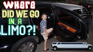 KIDS REACT TO RIDING IN A LIMO!!  || Mommy Monday