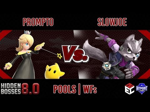 Hidden Bosses 8.0 POOLS - Prompto (Rosalina) vs Slowjoe (Fox)
