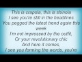 Utopia - Shinola Lyrics