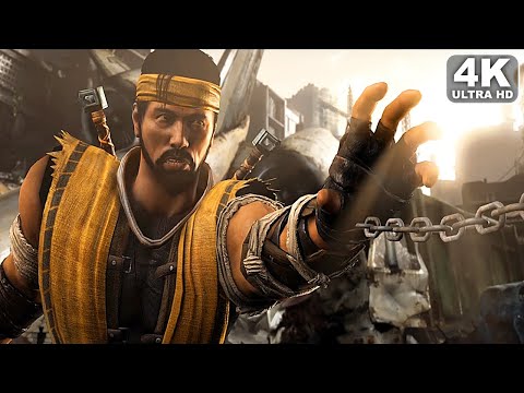 Scorpion Vs His Student Takeda Fight Scene 4K ULTRA HD - MORTAL KOMBAT X