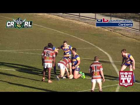 2017 Canberra RL Round 18 First Grade Highlights - Gungahlin v Woden Valley
