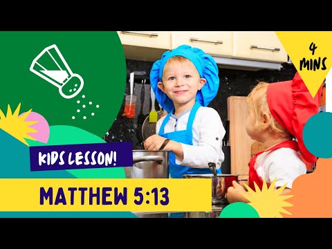 Kids Bible Devotional - Matthew 5:13 | Be the Salt