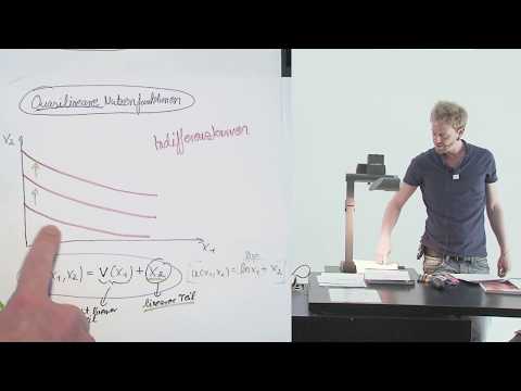 Quasilinear utility functions or preferences (9.5)