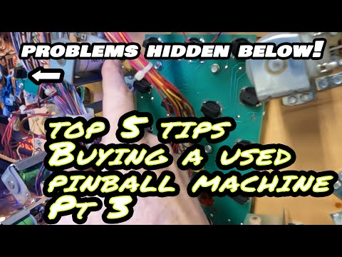 Buying a used pinball machine -Ep3.  Top 5 tips for new buyers!