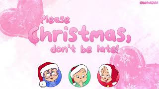Jaci Velasquez &amp; The Chipmunks - The Chipmunk Song (Christmas Don&#39;t Be Late) | LYRIC VIDEO