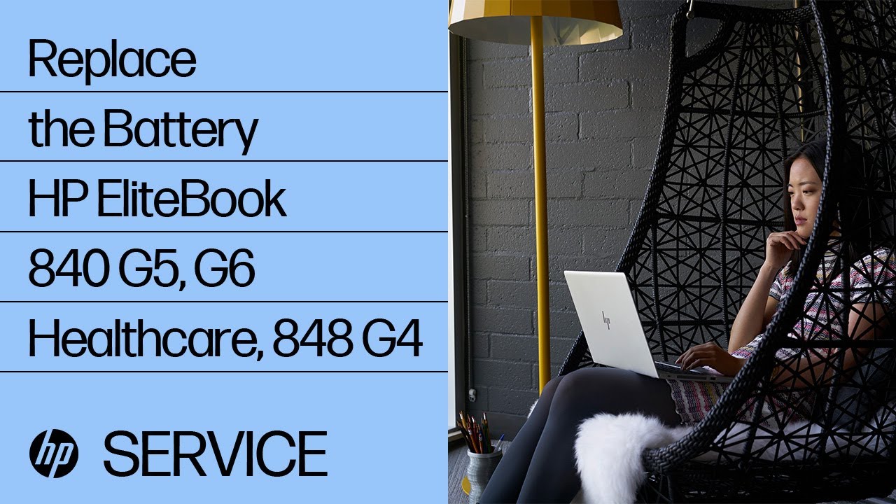 Replace the Battery | HP EliteBook 840 G5, G6 Healthcare, 848 G4 | HP