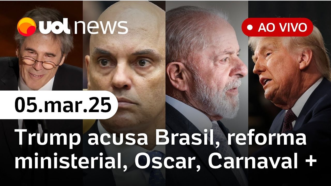 Trump acusa Brasil, EUA x Moraes, racha na esquerda, 'Ainda Estou Aqui', Carnaval 2025 e+|  UOL News