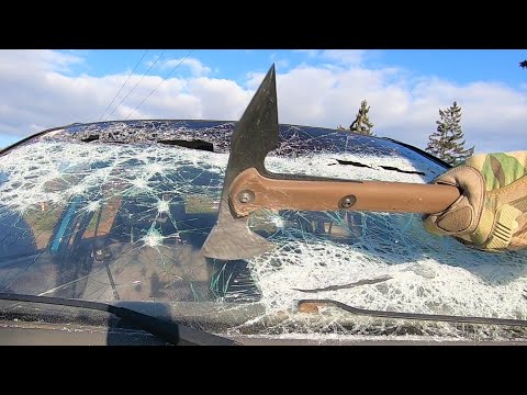 COLD STEEL TRENCH HAWK AXE - DESTRUCTION TEST - UNTIL IT BREAKS -   COLD STEEL TOMAHAWK TEST EXTREME