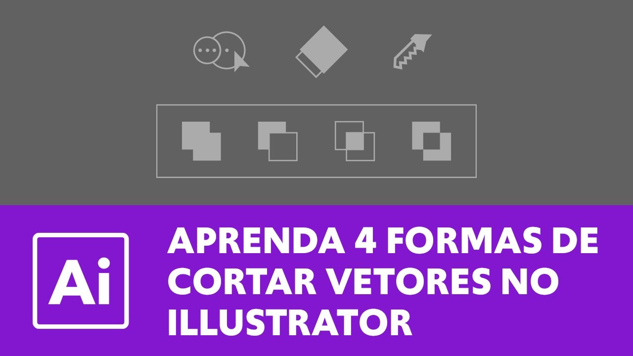 Aprenda 4 Formas de Cortar Vetores no Illustrator