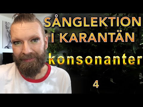 Sång i Karantän - 4a Konsonanter
