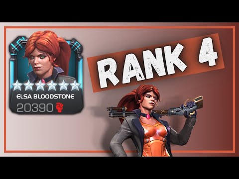 Rank 4 6-Star Elsa Bloodstone Showcase! - Damage & Utility - Marvel Contest of Champions