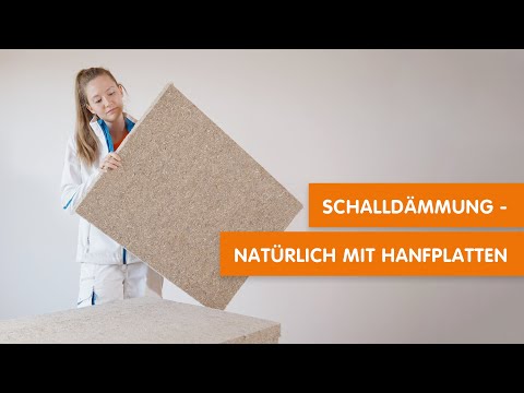 Schalldämmung – natürlich mit Hanfplatten