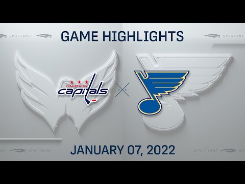 NHL Highlights | Capitals vs. Blues - Jan 7, 2022