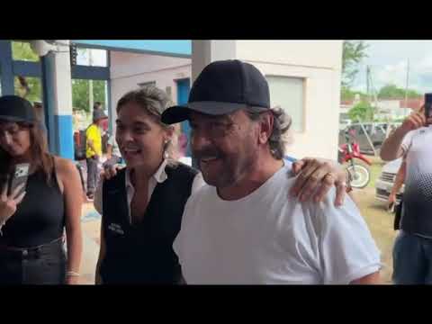 El Gobernador Sáenz estuvo presente en El Galpón tras el temporal