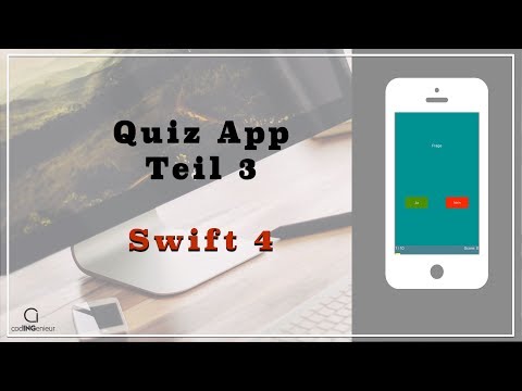 Swift Quiz App [3] - Outlet, Action erstellen
