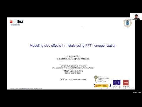 Modeling size effects in metals using FFT homogenization
