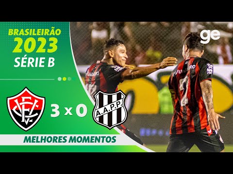 Gols e lances de Vitória x Ponte Preta