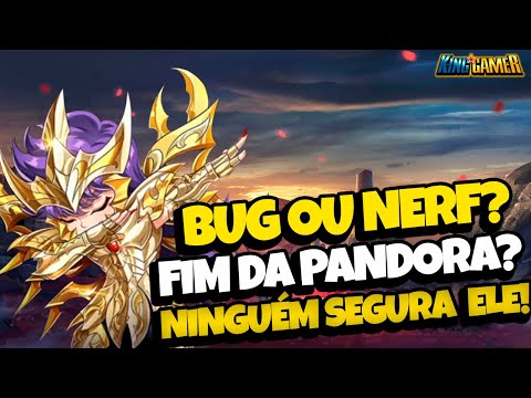 🚨BUG ou NERF?🚨 ACABOU o reinado da PANDORA!! NINGUÉM segura o MILO DC!!! //  Saint Seiya Awakening