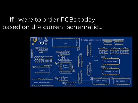 80286 Build, Ep. #20 - Messing Around with a PCB Version of the Current Schematic