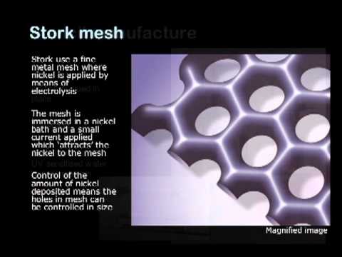 Rotary screen printing, aka - silk screen