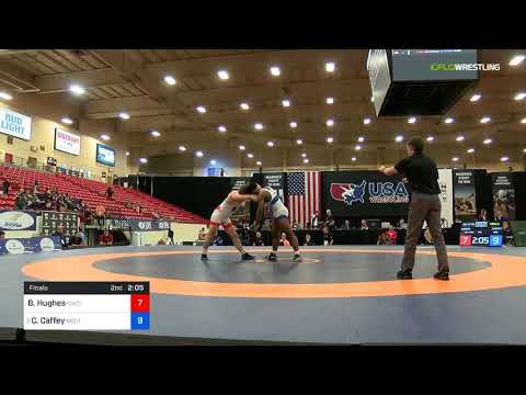 2018 Marine Corps US Open/UWW Junior Greco Roman 87 Finals - Barrett Hughes (CWC-TMWC) Vs. Cameron