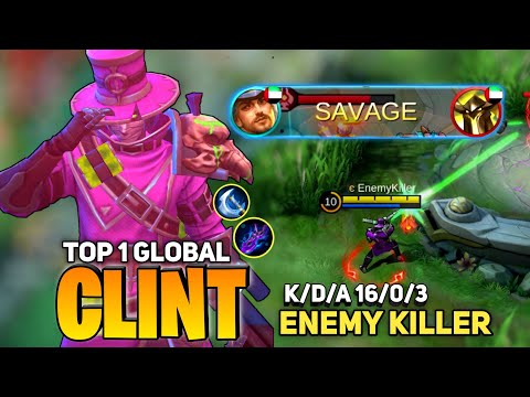 SAVAGE Perfect! [ Top 1 Global Clint ] By Enemy Killer - Mobile Legends