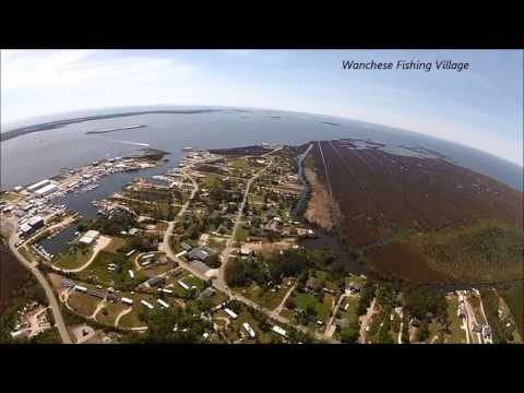 Nirav and Madhavi fly with Coastal Helicopters over the Outer Banks!