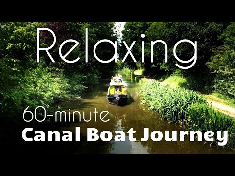 RELAXING 60 min CANAL BOAT CRUISE - inspired by nature - Macclesfield Canal