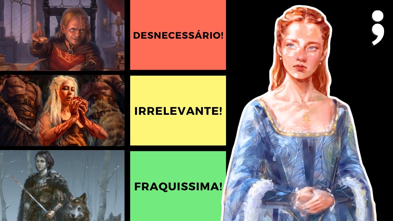 RANKEANDO TODOS OS PERSONAGENS (POV) DOS LIVROS DE GAME OF THRONES!