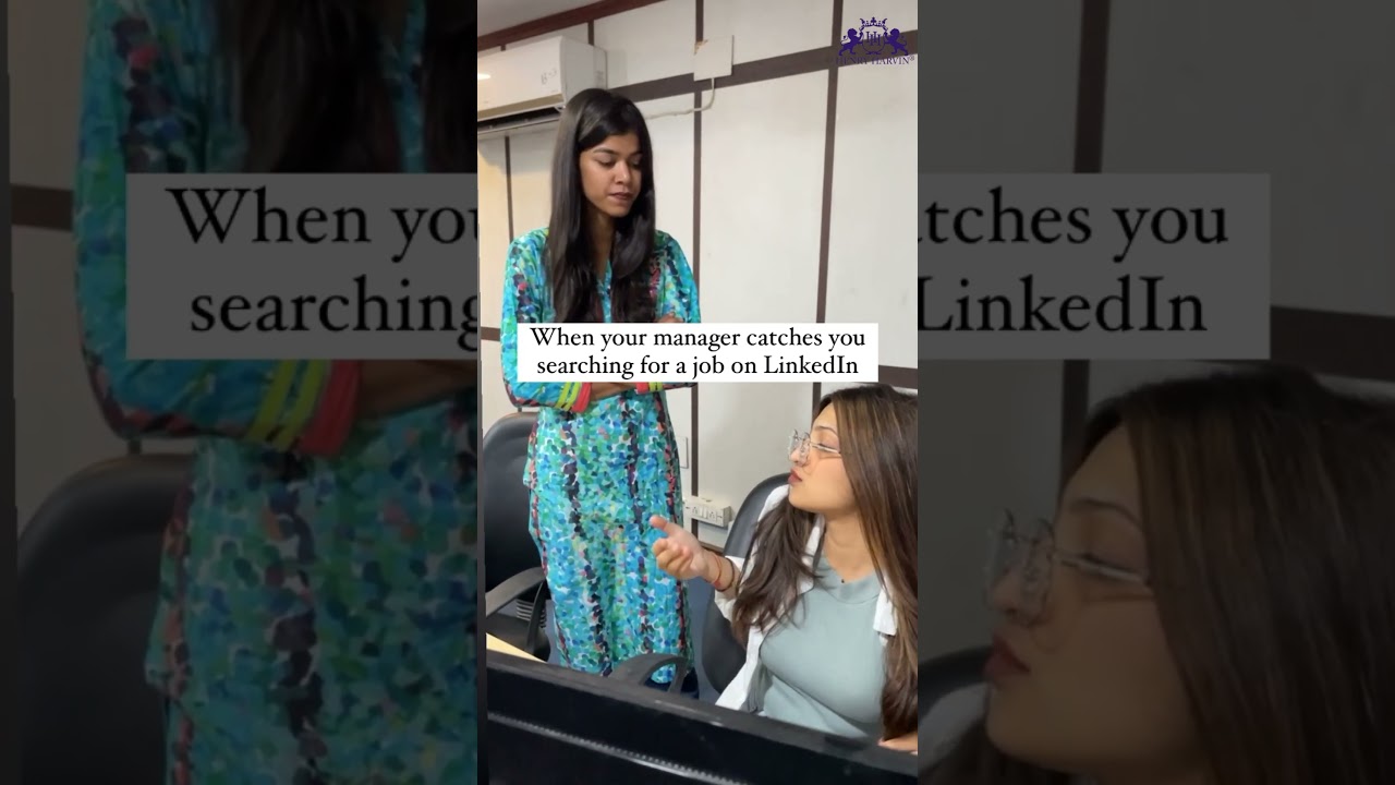 When Your Manager Catches You Searching for a Job on LinkedIn #henryharvin #officefun