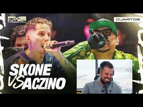 PAPO REACCIONA A ACZINO vs SKONE - Cuartos FMS Internacional 2025