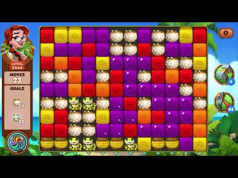 Lost Island Blast Adventure Level 2444 NO BOOSTERS - A S GAMING ✔️