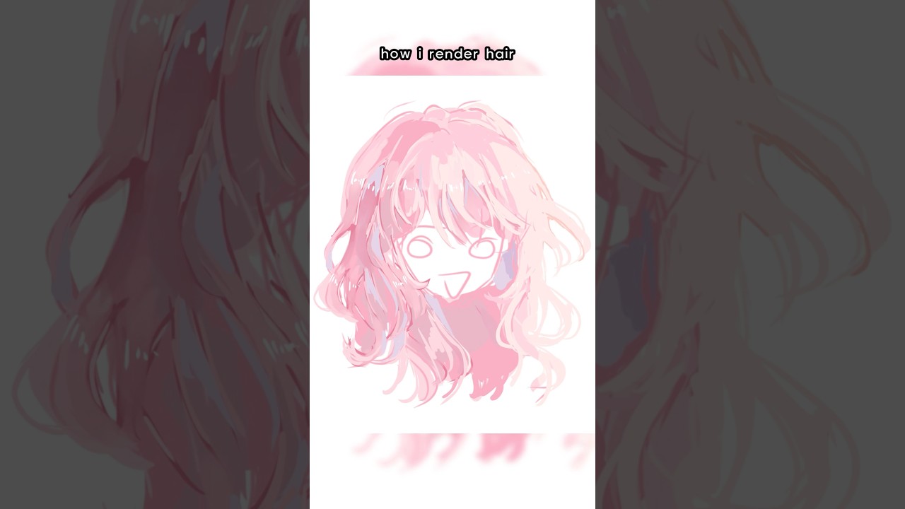 short hair rendering tutorial #art #fypシ #ibispaintx #drawing #arttutorial #fyp #digitalart #artist