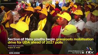 Section of Meru youths begin grassroots mobilisation drive for UDA ahead of 2027 polls