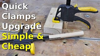 Simple Upgrade For Quick Clamps To Work With MFT Workbench or Dog Holes