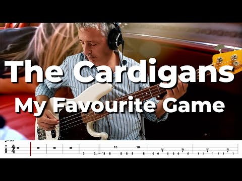 The Cardigans - My Favourite Game (Bass Cover) +TABs