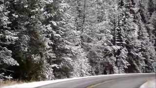 preview picture of video 'Driving to Lolo Hot Springs, Lolo Montana, November 10, 2012'