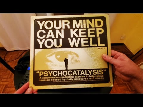 Listening to Roy Masters 1968 hypnosis LP on How Your Mind Can Keep You Well Part 1 Psychocatalysis