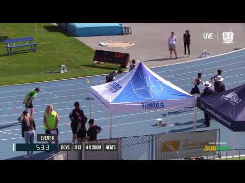 BOYS U13 4X200M HEAT 1 - 2017 SUBWAY STATE RELAY CHAMPIONSHIPS // LAVicTV