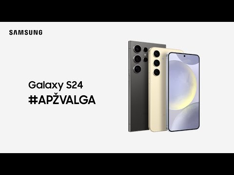 Išmanusis telefonas Samsung Galaxy S24, 256GB, Gintaro geltonos spalvos video