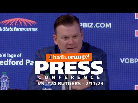 Illini MBB | Postgame Press Conference vs. #24 Rutgers 2/11/2023