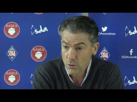 Aitor Larrazabal tras SD Amorebieta 4- UD Socuéllamos 1