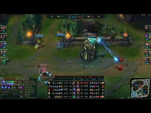 Good set play by Ryze in the bot lane