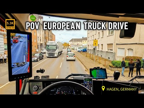 VOLVO FH 500 POV City Driving in Hagen [Germany] Stunning 5.3K