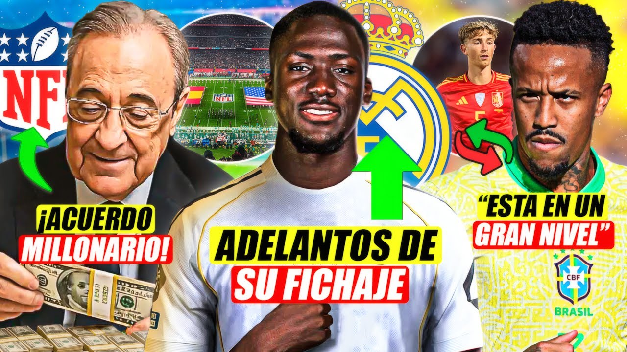 💣¡EL REAL MADRID GANO CIFRA MILLONARIA GRACIAS A LA NFL! | ¿FICHAJE DE KONATE?| MILITAO PRIME BRUTAL