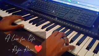 Raja Rani | A Love for Life Bgm | Piano cover | #Gvprakash #Arya #Atlee #Nyanthara #Naziriya #Jai