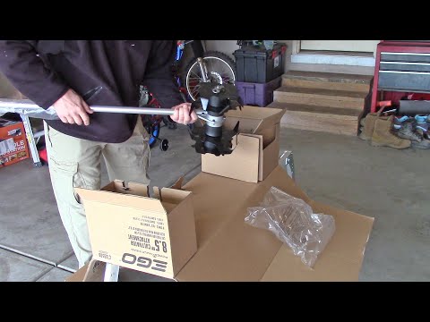 EGO Cultivator Attachment Unboxing