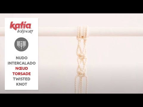 ➰ Grundlegende Makramee-Knoten ➰ wechselnder Kreuzknoten