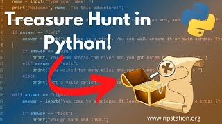 Treasure Hunt Game in Python - Python Project Ideas