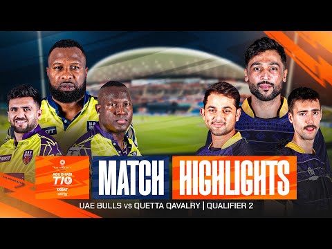 2025 Abu Dhabi T10 I Match 31 Highlights: Qualifier 2 I Quetta Qavalry vs UAE Bulls | Season 9